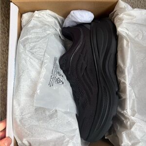 Never worn bondi 9 hoka Black Athletic Sneakers